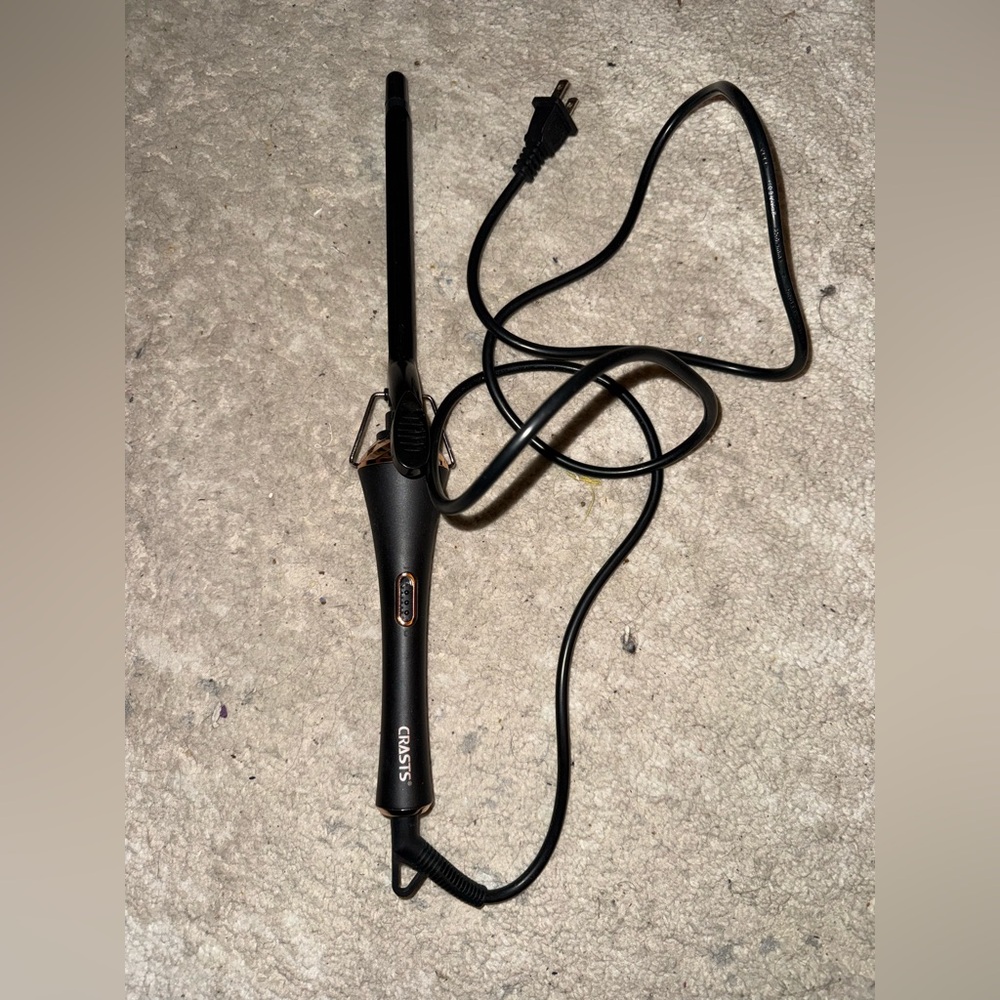 Crasts brand ultra-thin ceramic hair curling iron wand 1/2 inch
